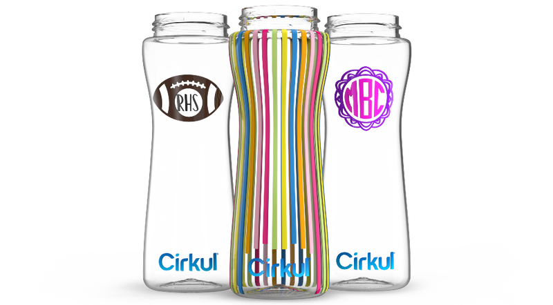 Custom 22oz. Plastic Bottle & Comfort Grip Lid (4PTH)