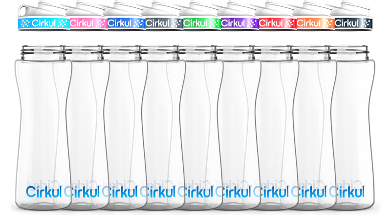 Custom 22oz. Plastic Bottle & Comfort Grip Lid (4PTH)
