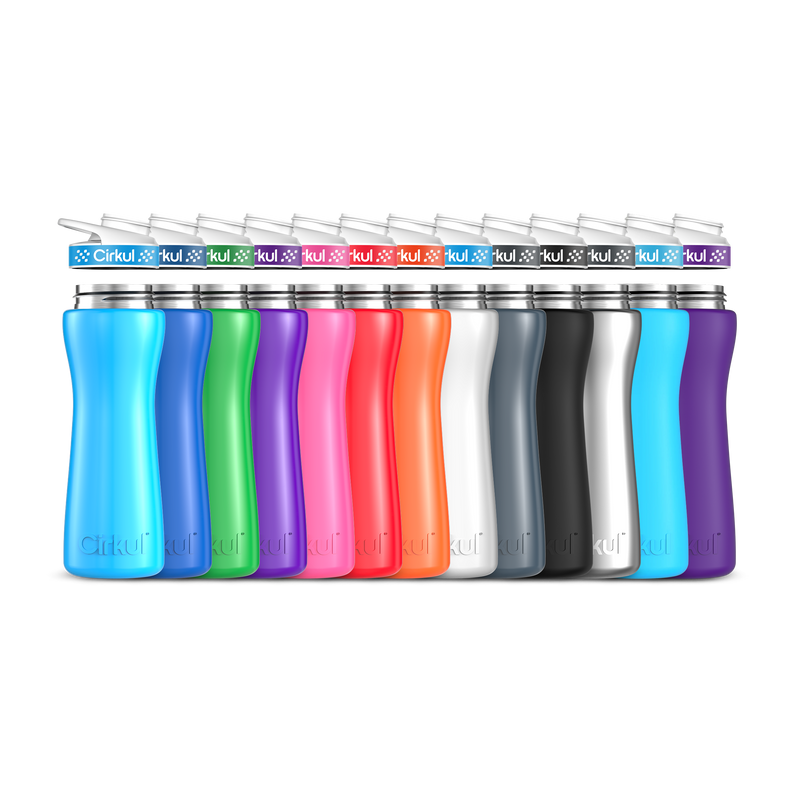22oz. Stainless Steel Bottle & Comfort Grip Lid (XBDW)