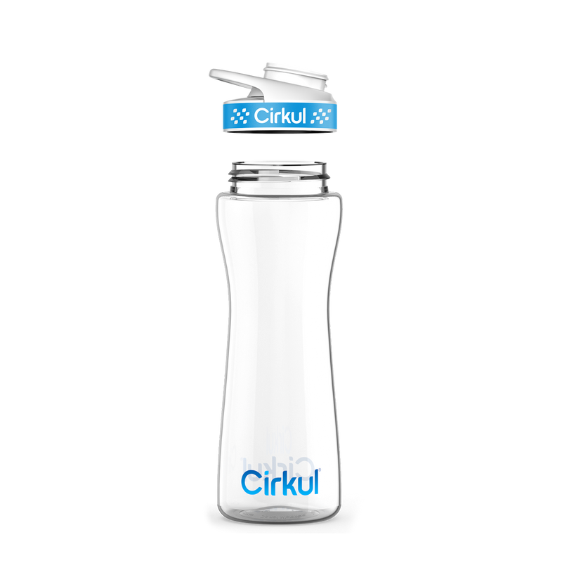 22oz. Plastic Bottle & Comfort Grip Lid (BJDN)