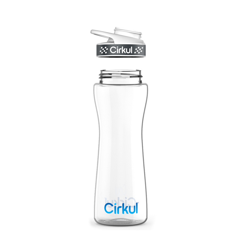 22oz. Plastic Bottle & Comfort Grip Lid (BJDN)
