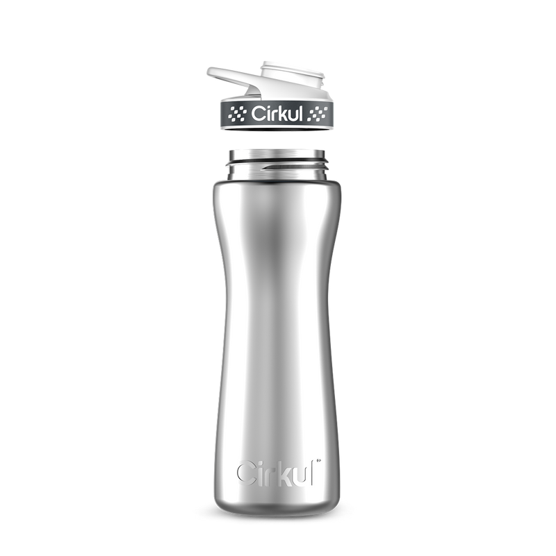 22oz. Stainless Steel Bottle & Comfort Grip Lid (XBDW)