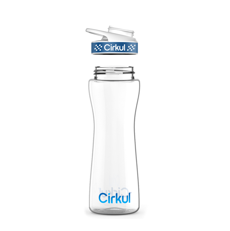 22oz. Plastic Bottle & Comfort Grip Lid (BJDN)