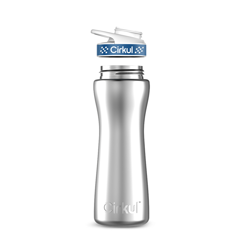 22oz. Stainless Steel Bottle & Comfort Grip Lid (XBDW)
