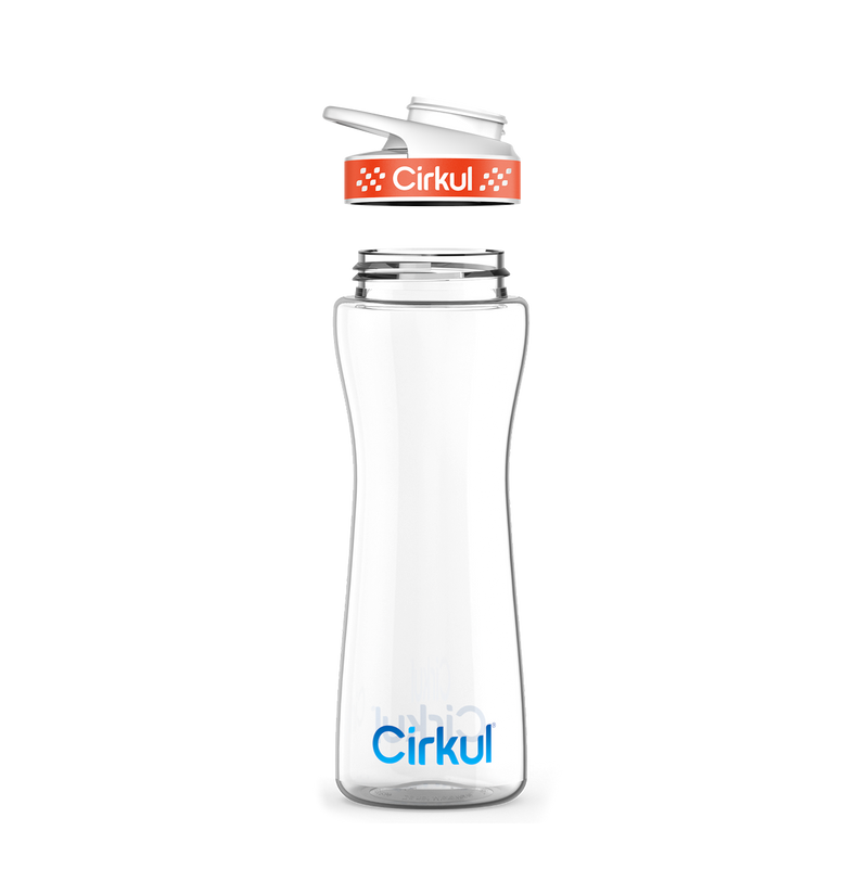 22oz. Plastic Bottle & Comfort Grip Lid (BJDN)