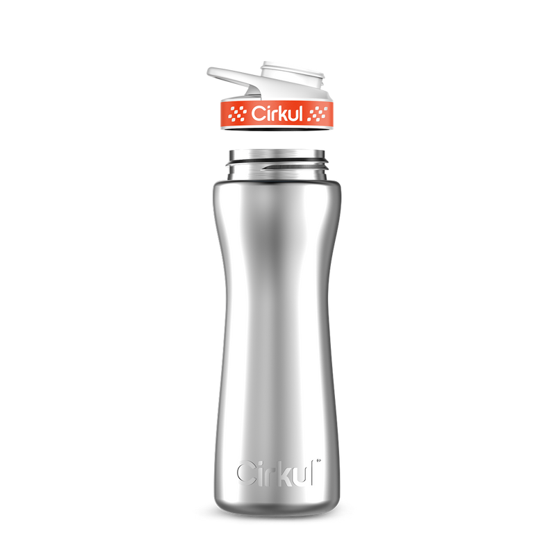 22oz. Stainless Steel Bottle & Comfort Grip Lid (XBDW)