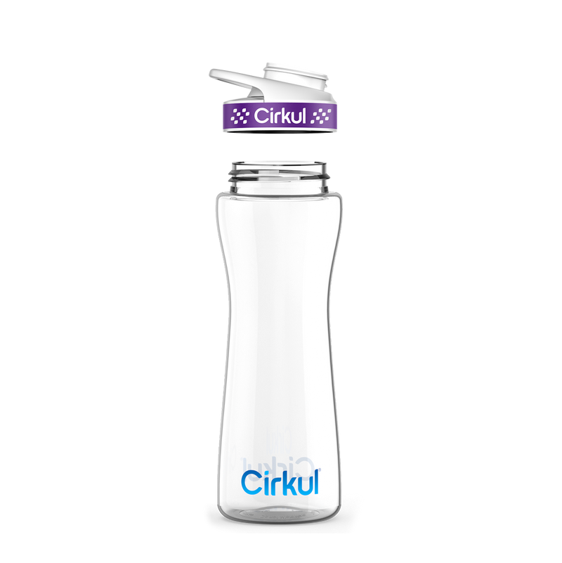 22oz. Plastic Bottle & Comfort Grip Lid (BJDN)