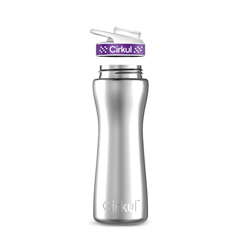 22oz. Stainless Steel Bottle & Comfort Grip Lid (XBDW)