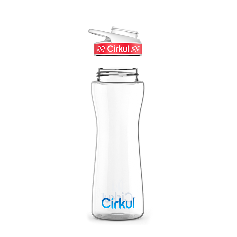 22oz. Plastic Bottle & Comfort Grip Lid (BJDN)