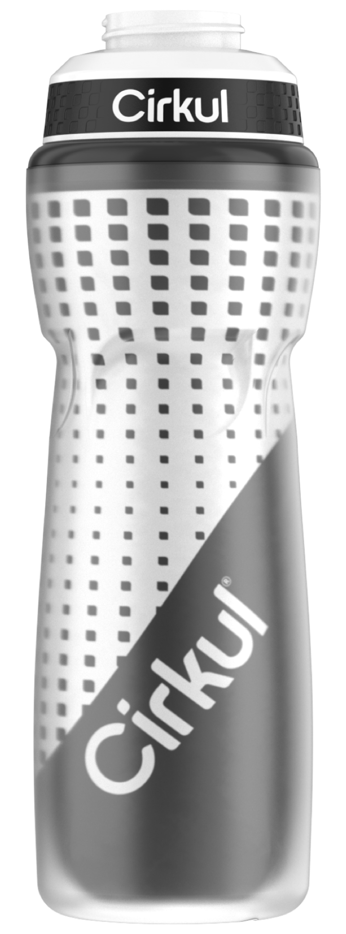 22oz. Insulated Squeeze Plastic Bottle & Sport Lid (78U3)