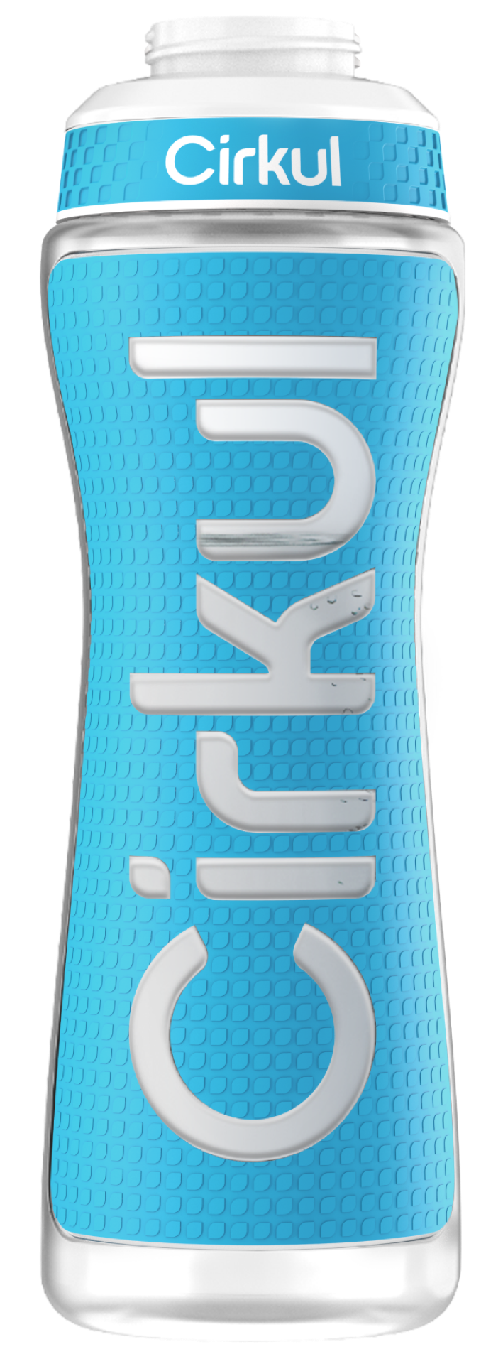 22oz. Grip Squeeze Plastic Bottle & Sport Lid (S5TP)