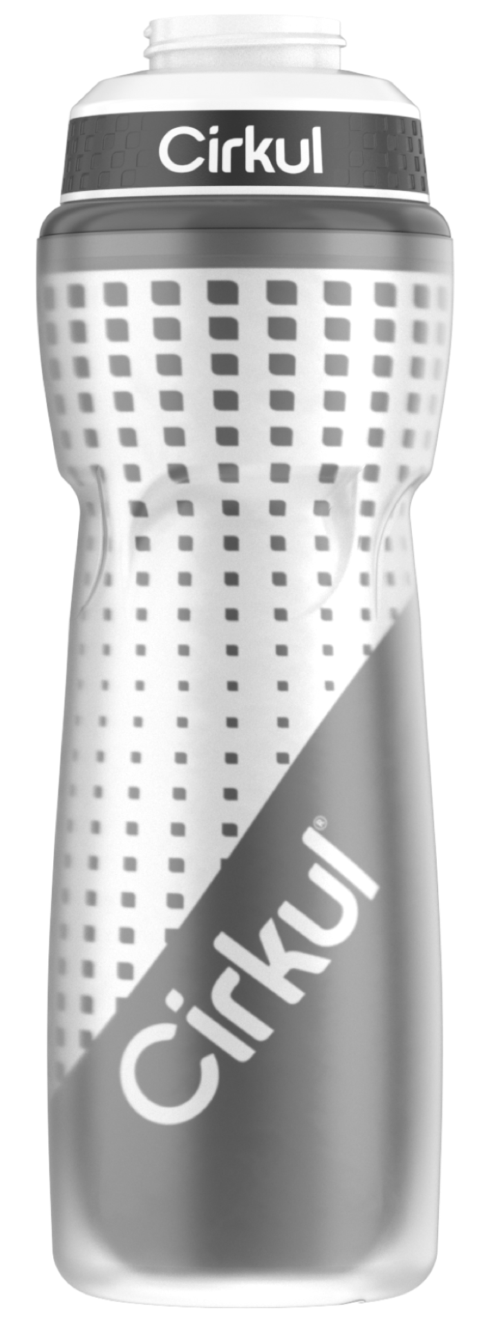 22oz. Insulated Squeeze Plastic Bottle & Sport Lid (78U3)