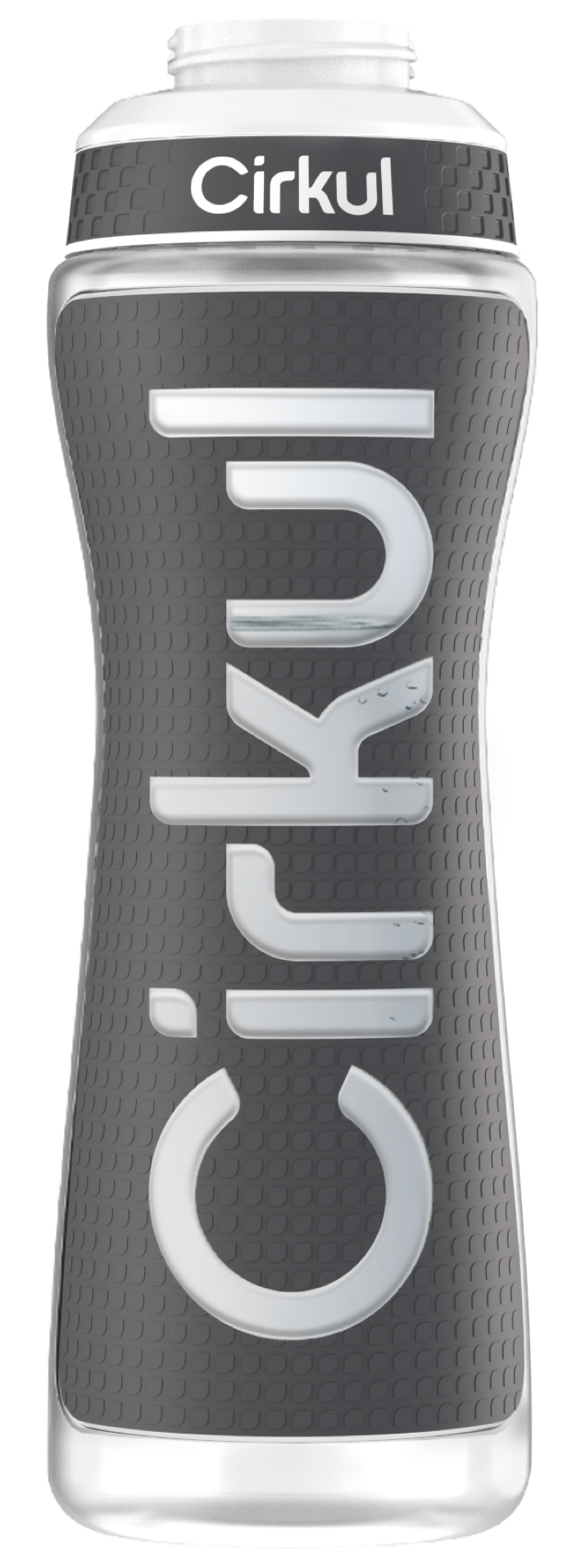 22oz. Grip Squeeze Plastic Bottle & Sport Lid (S5TP)