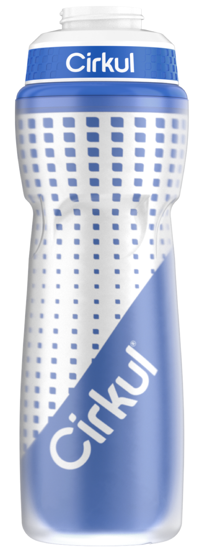22oz. Insulated Squeeze Plastic Bottle & Sport Lid (78U3)