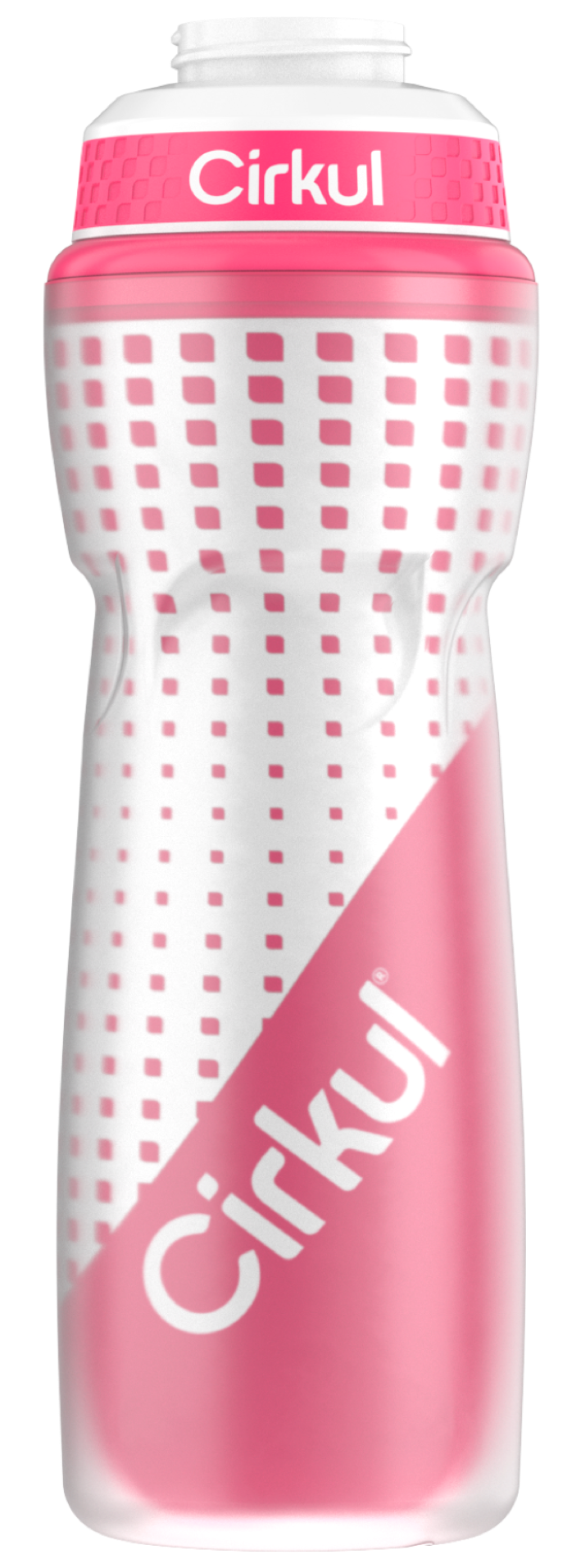 22oz. Insulated Squeeze Plastic Bottle & Sport Lid (78U3)