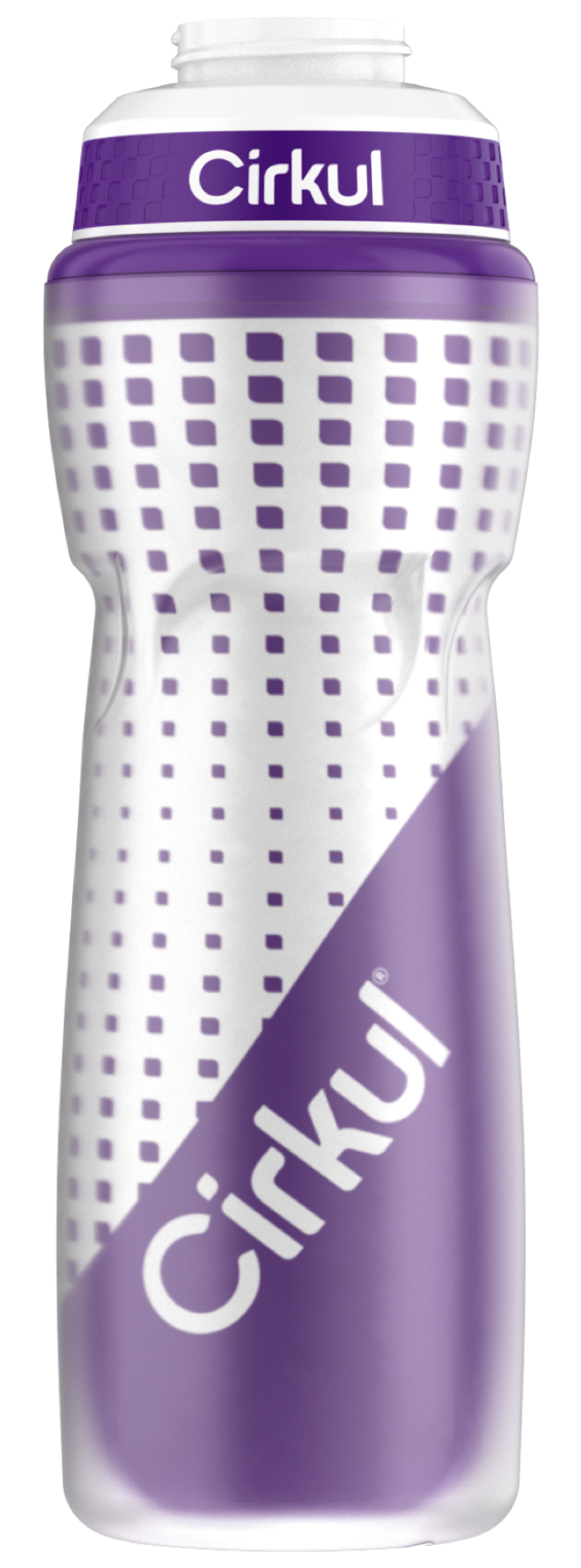 22oz. Insulated Squeeze Plastic Bottle & Sport Lid (78U3)