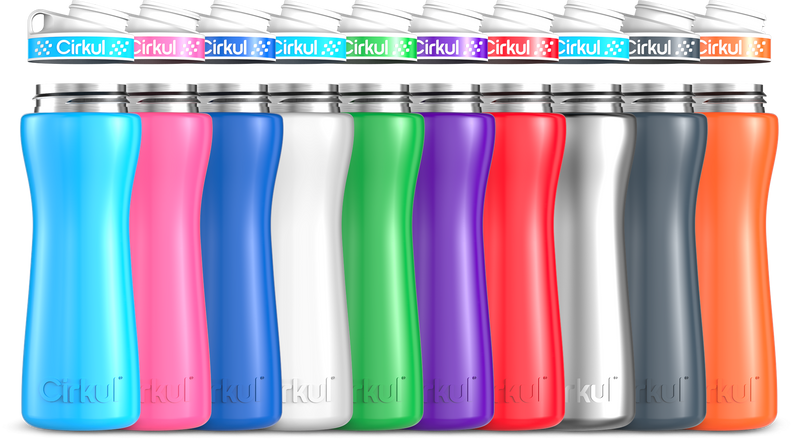 Custom 22oz. Stainless Steel Bottle & Comfort Grip Lid (RMPD)