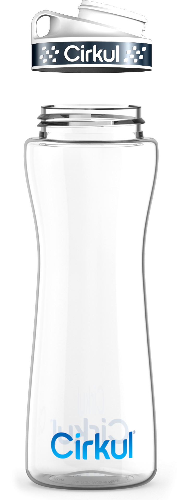 Custom 22oz. Plastic Bottle & Comfort Grip Lid (4PTH)