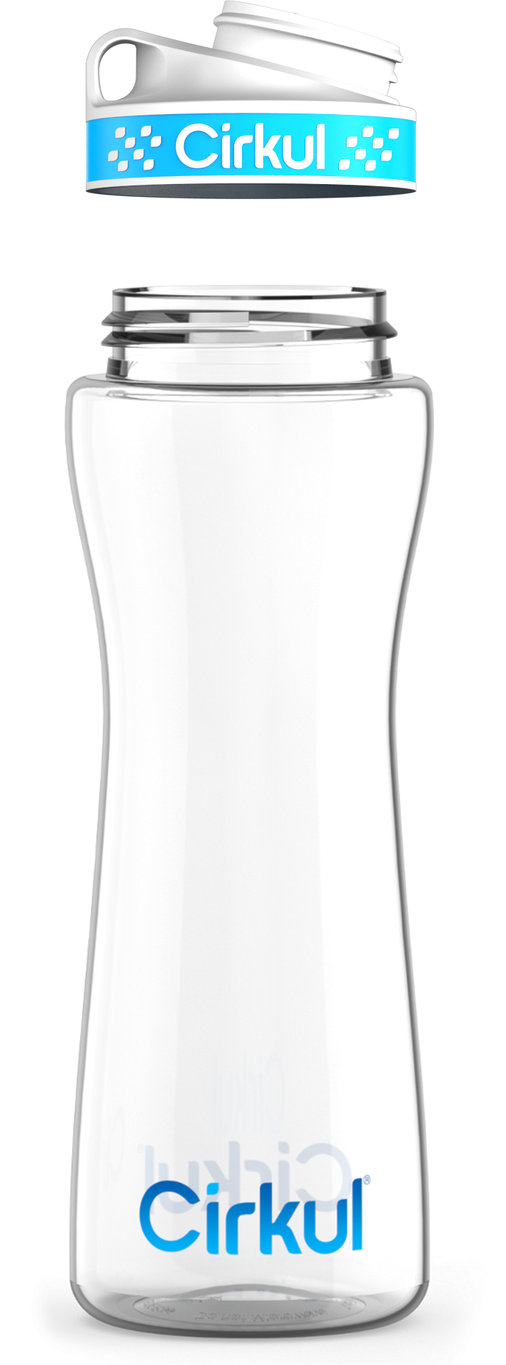 Custom 22oz. Plastic Bottle & Comfort Grip Lid (4PTH)