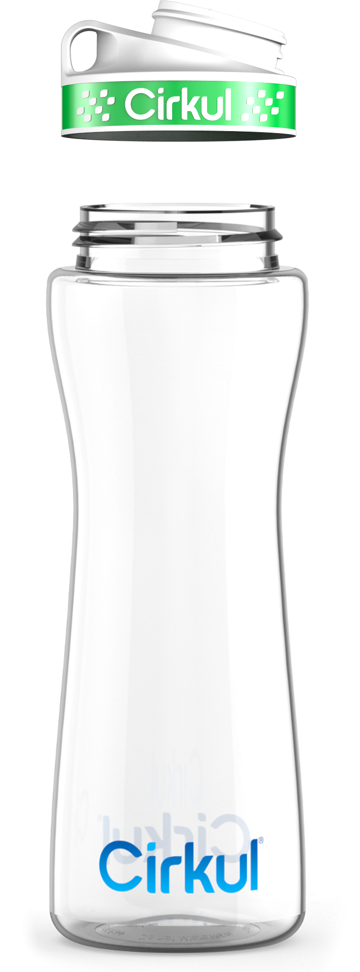 Custom 22oz. Plastic Bottle & Comfort Grip Lid (4PTH)
