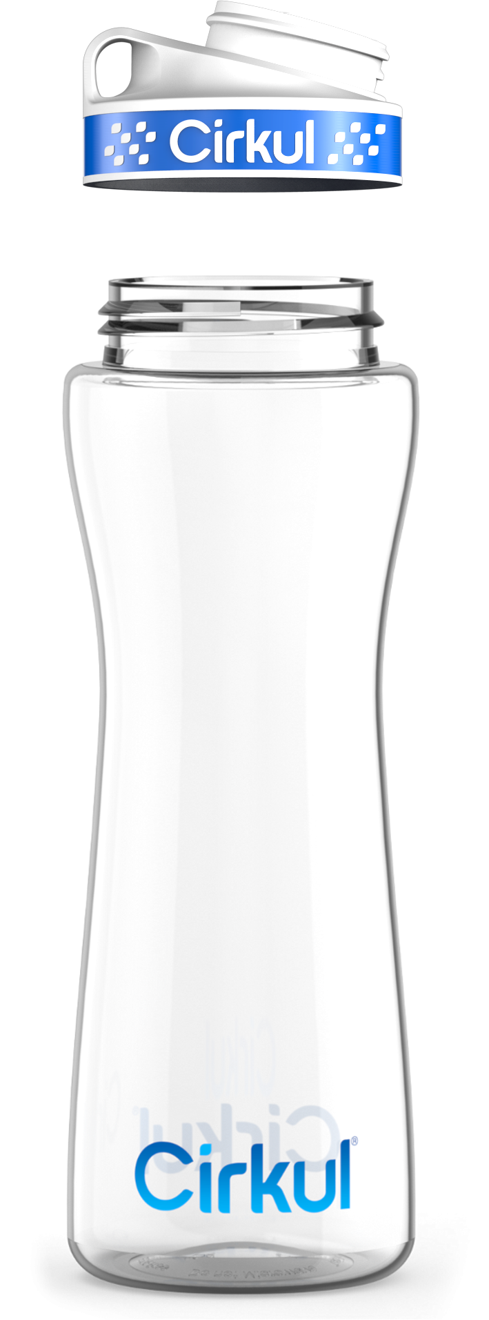 Custom 22oz. Plastic Bottle & Comfort Grip Lid (4PTH)