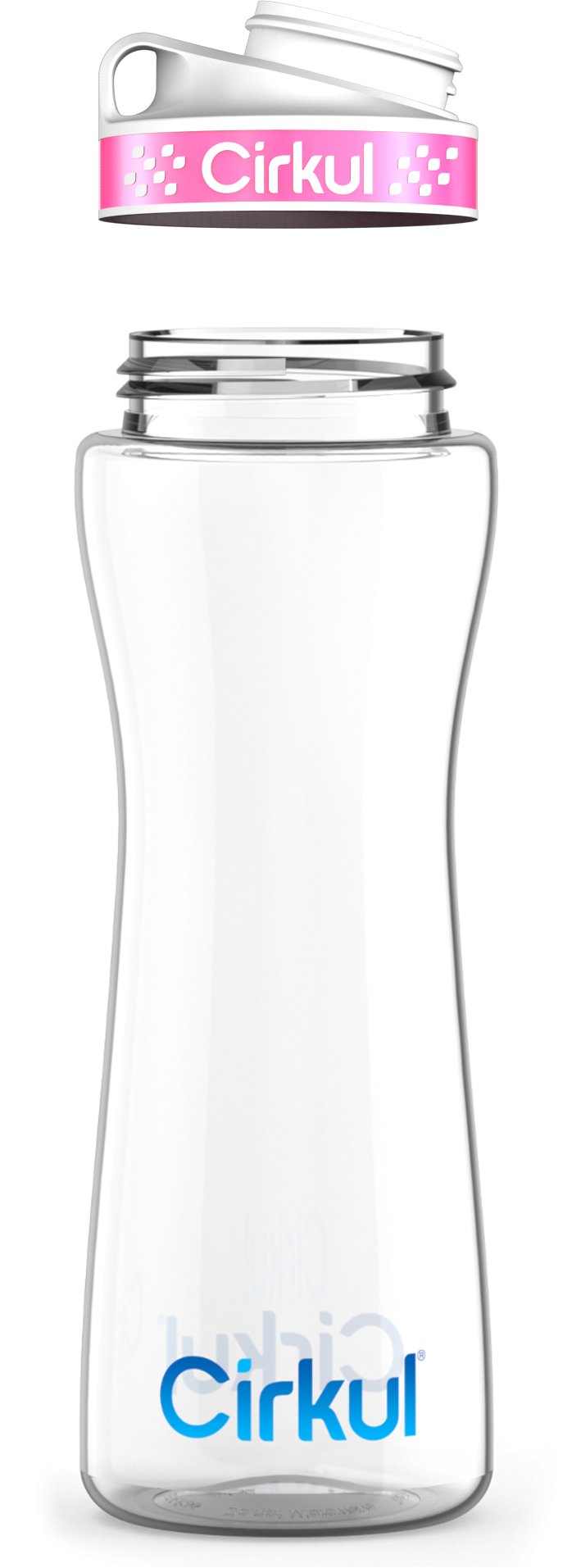 Custom 22oz. Plastic Bottle & Comfort Grip Lid (4PTH)