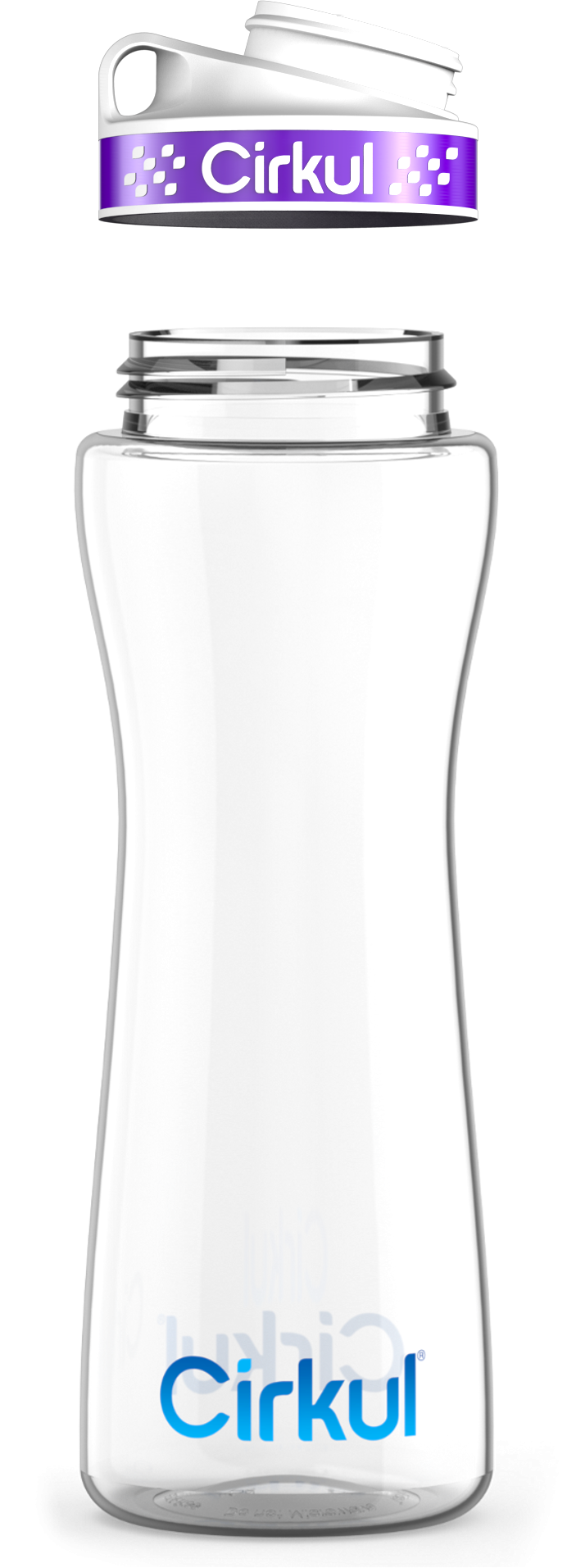 Custom 22oz. Plastic Bottle & Comfort Grip Lid (4PTH)