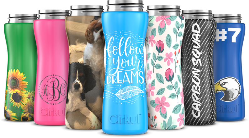 Custom 22oz. Stainless Steel Bottle & Comfort Grip Lid (RMPD)